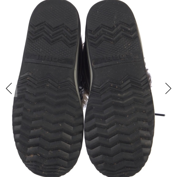 Joan of Arctic Sorel Women's Black Fur-Lined Winter Boots-Like New - Picture 5 of 8